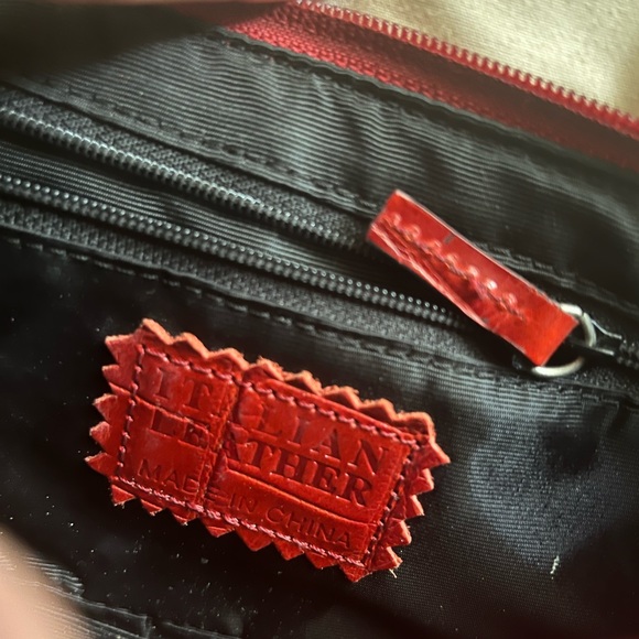 Red shoulder long bag - Picture 2 of 3